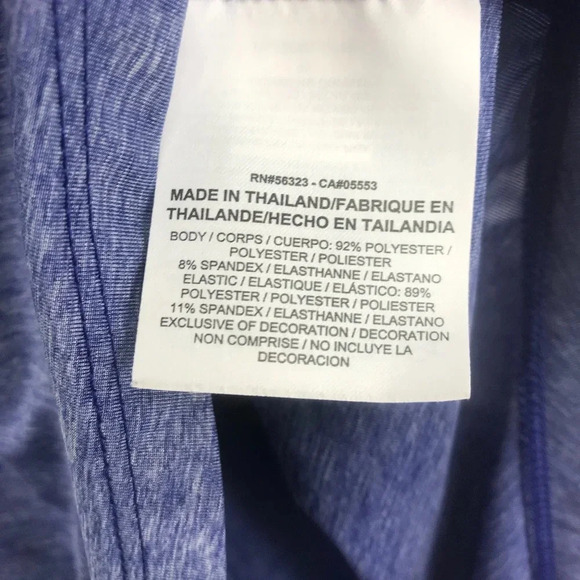 Nike Dry Fit Purple Razorback Tank top Size M - Picture 4 of 7